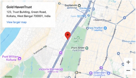 Gold HavenTust Head Office Location Map